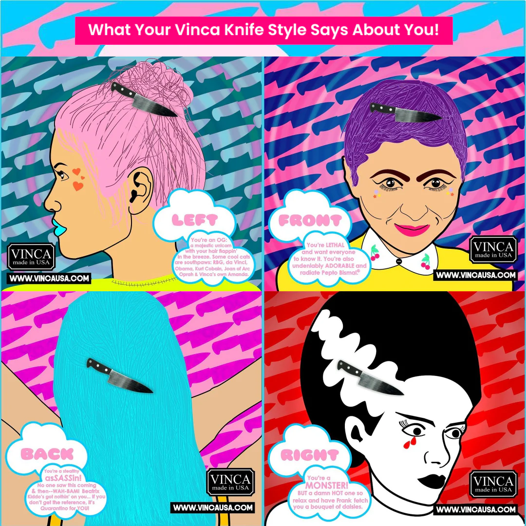 Chef's Knife Hair Clip - Image 8