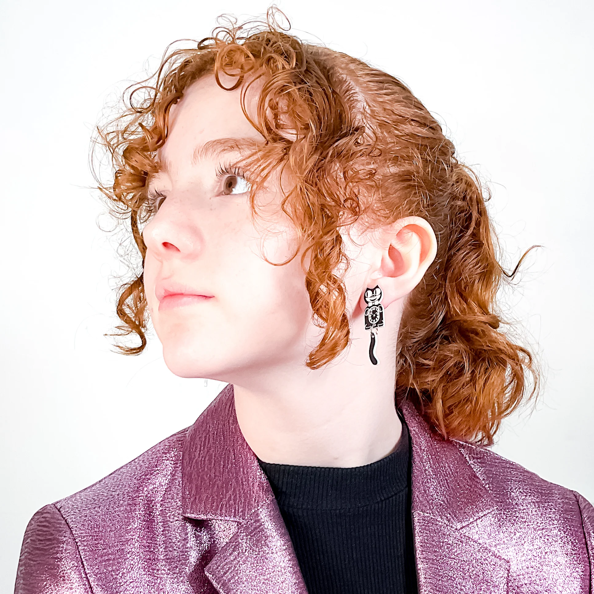 Kitten CLAW-K Officially licensed Kit-Cat Klock® earrings - Image 5