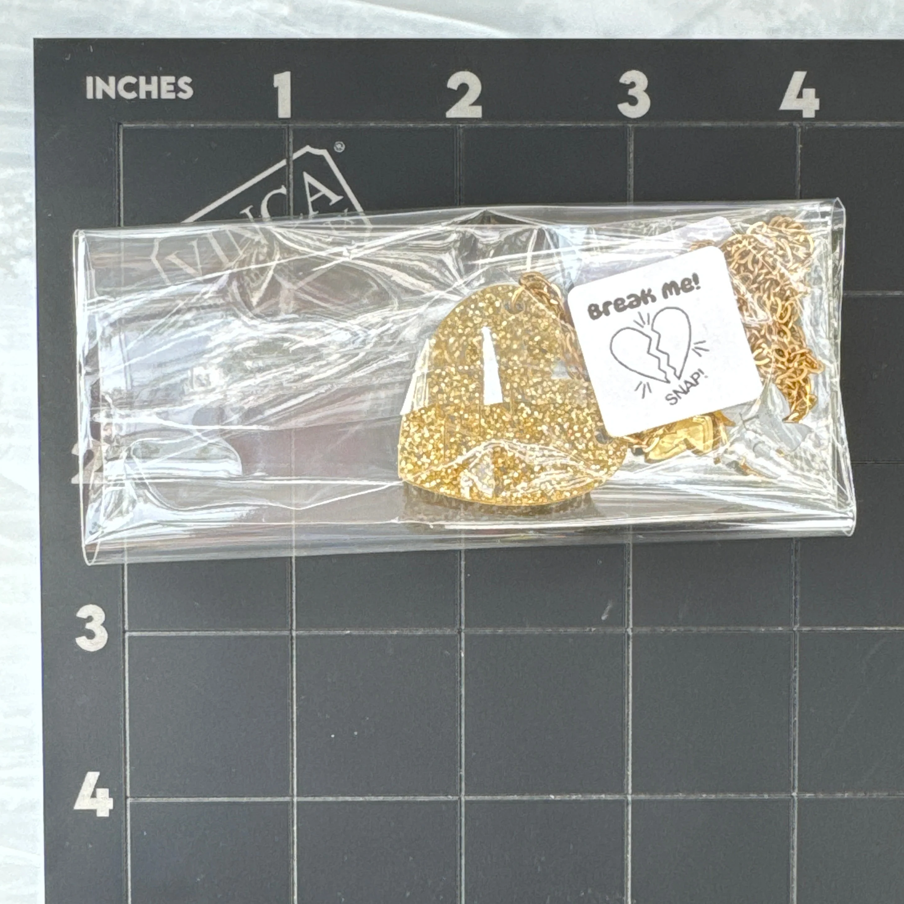 Sample BFF Snap Apart Heart necklace set (bin a-11-02) - Image 3